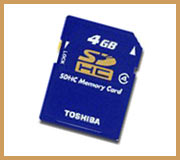 Toshiba 4GB SDHC (class 4) tSD